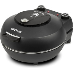 Печь для пиццы G3 Ferrari Pummarola G10199, до 420 °C, 1200 Вт, 2 огнеупорные каменные плиты, холодные внешние стенки, палитра из нержавеющей стали, книга реце