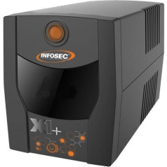 Infosec Источник бесперебойного питания ups x1+ 1000, 1000va, 500w, 2x fr/schuko