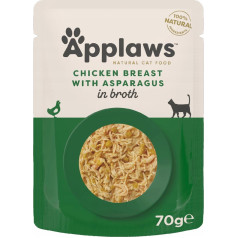 Applaws Кошачья курица и спаржа в бульоне 70 г