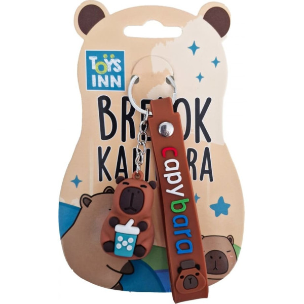 Брелоки для ключей Capybara микс дисплей 12 шт.