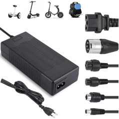 Зарядные устройства для скутера, E скутер зарядное устройство, 36 Вольт 42 В 2 А переменного тока питания велосипеда, ховерборд зарядный кабел