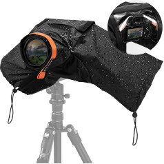 K&F CONCEPT Camera Rain Cover Водонепроницаемый чехол для камеры Защита от дождя для Canon, Nikon, Sony и других цифровых зеркальных камер, для фотосъемки на от