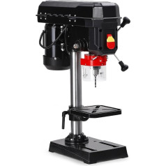 8-Zoll-Tischbohrmaschine, 2,5 ампера, 5-fach einstellbar, Schwenkabstand 0-45 ° neigbar, Bedienelemente for Tischbohren in Holz und Metall, Stabilität