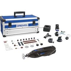 Аккумуляторный инструмент Dremel 8260, 12 В 3 Ач литий-ионный аккумулятор, многофункциональный инструмент с 65 принадлежностями, 5 насадок, бесщет