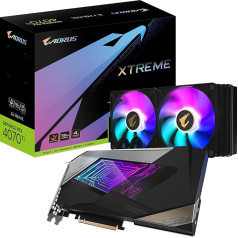 Видеокарта Gigabyte NVIDIA GeForce RTX 4070 Ti XTREME WATERFORCE - 12GB GDDR6X, 192-bit, PCI-E 4.0, 2700MHz Core Clock, 3x DP 1.4, 1x HDMI 2.1a, NVIDIA DLSS 3 - GV-N407TAORUSX W-12GD