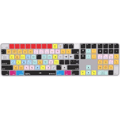 Editors Keys Ableton Live Compatible Keyboard Cover for iMac Magic Numeric Keyboard - Silicone Protective Case - Fits TouchID and Non-TouchID Models