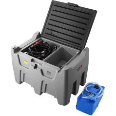 Портативный бак для дизельного топлива VEVOR, разделенный бак для хранения дизельного топлива 401 л и 30 л DEF, резервуары для перекачки топлива с