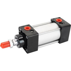 SAEVVCJWW SC40X100, 40 mm Bohrung, 100 mm, kleiner Kolben, pneumatisch, doppeltwirkend, Druckstange, SC-Zylinder (nur Zylinder, SC40 x 100)