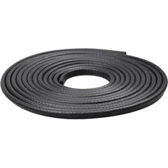 ZMGYF 10m Autotürdichtung Kantenschutz Türschutz Schutzstreifen Universal Automobile Türen Kofferraumhaube Dichtung Dichtstreifen (Type A 2m Black)