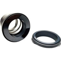 OFBMXGKAO 155-24 Einzelfeder-Gummibalg, 155 Gleitringdichtungen, Schaftgröße 24 mm, für Wasserpumpenmaterial SIC/SIC/VIT-Wellendichtungen