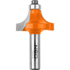 Neo Tools Фреза с подшипником, закругленная, TCT, 34,9 x 15,4 мм, хвостовик 8 мм