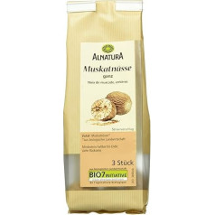 Alnatura Organic Nutmeg Whole, Pack of 3
