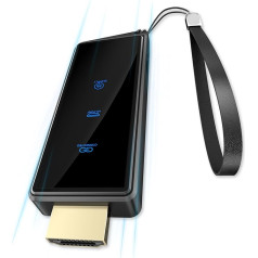 Беспроводной адаптер HDMI Miracast, портативный адаптер 2.4/5G HDMI Bluetooth для передачи потокового видео/аудио/файлов с Android-смартфона на HDTV