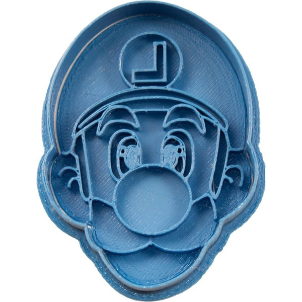 Cuticuter Luigi Mario Bros Cookie Cutter, синий, 8 x 7 x 1,5 см