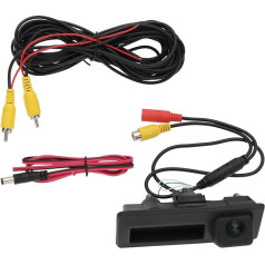 OTOTEC 1 Комплект Автомобильная Камера Заднего Хода Ручка Кнопки Комплект Совместим с Audi A3 A4 A4L Совместим с Porsche New Cayenne 958 Совместим с Passat Variant AB 2