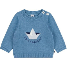 Детский джемпер Petit Bateau из шерсти и хлопка с мотивом Bateau