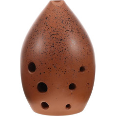 ibasenice керамический инструмент окарина 8 отверстий старый G окарина традиционный китайский флейта духовой инструмент с чистящей тканью для 