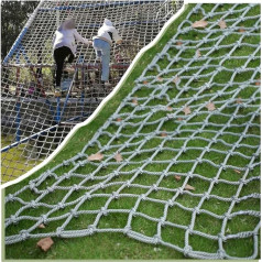 Amacthysh Безопасная сетка для детских площадок, сетка для лазания на открытом воздухе, канат для сетки рамы для лазания, для тренировочного об