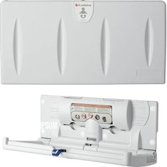 2020 Foundations - Горизонтальная пеленальная станция для новорожденных (задняя панель в комплекте), цвет светло-серый