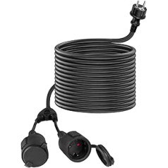 Удлинительный кабель с гнездами Schuko 15 м