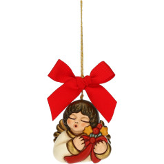 THUN - Рождественское украшение Маленький ангел - Керамика - Рождественская линия - Жизнь, украшение дома - 5 x 3,5 x 5,5 см H