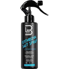 L3 Level 3 Текстурирующий спрей с морской солью - Создает пляжные волны и текстуру - Непринужденный финиш для волос