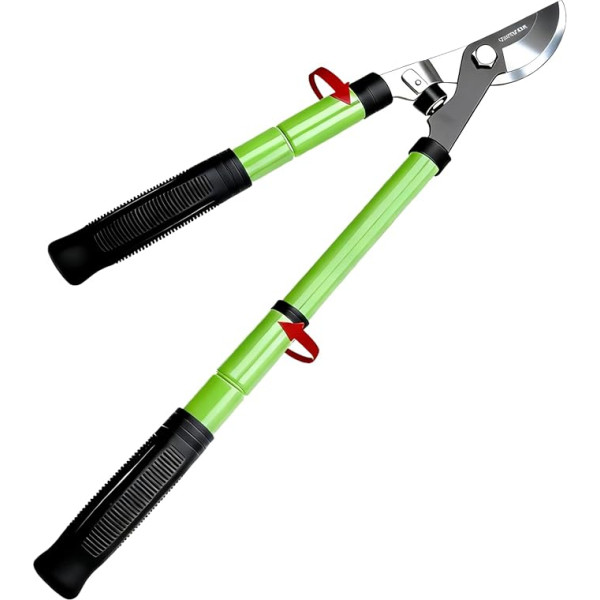 Легкий телескопический сучкорез GARDENWORK (43-58 см), обходной сучкорез с лезвиями из сплава SK5, профессиональный сучкорез для фруктовых деревьев