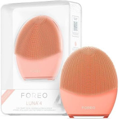 FOREO LUNA 4 Очищающая щетка для лица - Укрепляющий массаж лица - Антивозрастной уход - Улучшает впитываемость средств по уходу за лицом - Простые