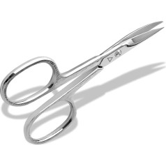 Левосторонние маникюрные ножницы с изогнутой режущей поверхностью премиум-качества с особо острой режущей поверхностью