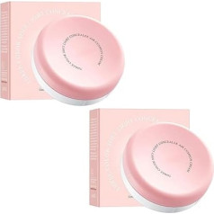 Luft Kissen Stiftung, Hohe Deckkraft, Ölkontrolle und wasserfester, langanhaltender, feuchter und strahlender Make-up-Effekt, geeignet für alle Hauttypen (2PCS)