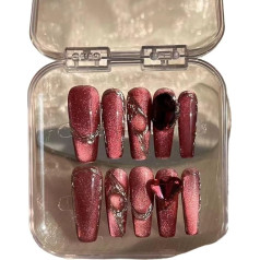 Маникюр с темпераментом, черные и розовые катцены, ручные взрывы.(L)