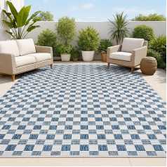 JONATHAN Y TSN204B-3 Aimee Traditional Country Checkerboard Rug 3ft x 5ft Indoor Outdoor Easy Clean Backyard Patio Porch Bedroom Kitchen Rug