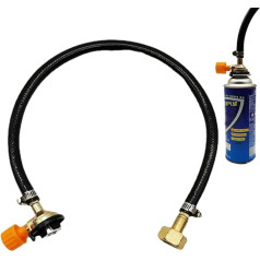 Tankventil: Adapterventil, Kartuscheneinlassanschluss | Tankfüllzubehör, Ladeanschluss für den Grill zum Wandern