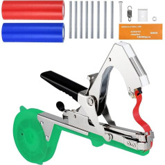 Coolty Сад лозы растения подвязывания инструмент с 20 рулонов ленты + 10,000 скобы для винограда, томатов, винограда, овощей, цветочных растений