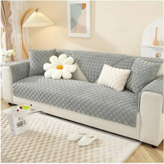 Теплый плюшевый чехол для дивана, моющийся нескользящий чехол для диванной подушки, мягкий пушистый чехол для 1/2/3/4 сидячих/угольных дивано