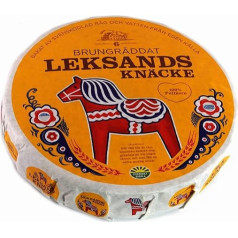 Хрустящие хлебцы Leksands коричневые круглые, коричневые (упаковка из 4 штук)