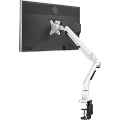 Desq 1720.01 Подставка для монитора Длина 62 см Газовая пружина Белая Быстросъемная Белая
