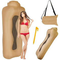 Fainfun Надувной диван, надувной 190 x 70 см, надувной диван для пляжа с сеткой, кемпинговый диван с переносным пакетом, для пляжа, музыкального фе