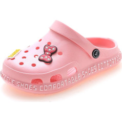 Zyldk Унисекс детская садовая обувь, сабо, плюшевые тапочки, летние нескользящие тапочки с мультяшной гусеницей