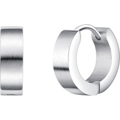 True Rebels мужские серьги из нержавеющей стали серебро - Мужские креольские серьги из нержавеющей стали ювелирные изделия Мужские ювелирные и