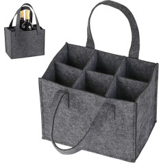 Переноска для бутылок 6 бутылок, войлочная сумка для бутылок 6 бутылок, мужская сумка переноска для пива, корзина для бутылок войлочная сумк