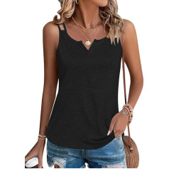 WNEEDU Женщины Танк Топ Лето Спагетти Cami Топы Без Рукавов V Шеи Рубашка Блузки Топы