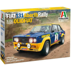 Italeri 3667 1:24 FIAT 131 Abarth Rally OLIO FIAT Набор для постройки модели, стендовая модель, строительство, ремесла, хобби, склеивание, пластиковый набор, дета