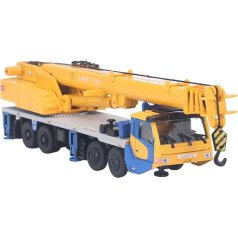 Автокран Миниатюрная модель тяжелого груза в масштабе 1:55 Реалистичный дизайн, прочная металлическая конструкция, идеальная коллекция и