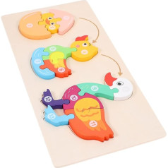 KICHOUSE 1 Набор Пазл Творчество Творческая Сила Детские Сумки День Рождения Вечеринка Деревянные Пазлы Моторика Деревянный Пазл Трехмерная И