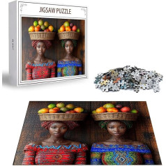 Пазл 300 штук Африка пазл взрослых, DIY большой пазл коврики, деревянный пазл для взрослых и детей от 12 лет Деревянный пазл женщина навык игры 