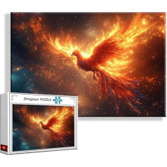 Пазл Павлин Животное 1500 Кусочков Большой XXL 87 x 57 см, Пазл Искусство Невозможное Взрослые Вызов, Сделай Сам Классический Пазл Взрослые, Маль