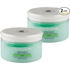 2xОригинальный скраб для тела Obey Your Body Crub CLEAN BODY PEELING Scrub с ароматом киви Экономный набор