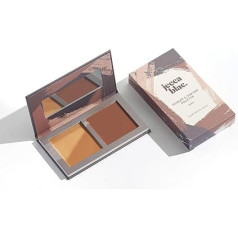 Jecca Blac Sculpt and Soft Contour Palette, кремовая формула с естественным финишем, среднее покрытие, гендерно-нейтральный и LGBTIQA+ в том числе макияж, темный, 1
