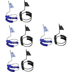 CALLARON 4 Sätze Haartrocknerhalter Föhn Wandhalter Föhn Halter Haartrockner Halterung Lockenwickler Salon-aufbewahrungsregal Wandhalter Für Haargebläse Rostfreier Stahl 2 Stück * 4